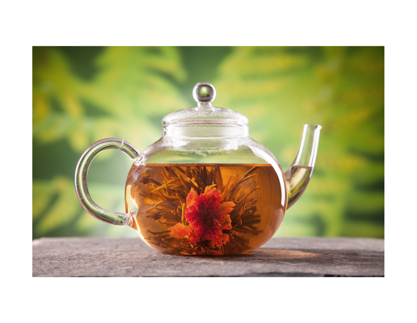 Blooming Tea in Pot